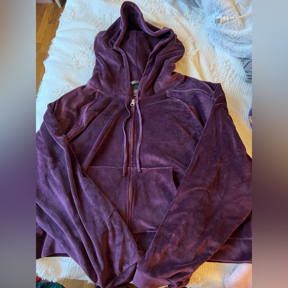 Victoria’s Secret Velour Zip Up Hoodie